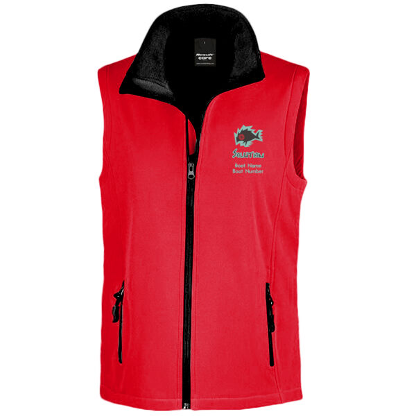 Solution Class Anniversary Men's Softshell Gilet Dark Colours Thumbnail