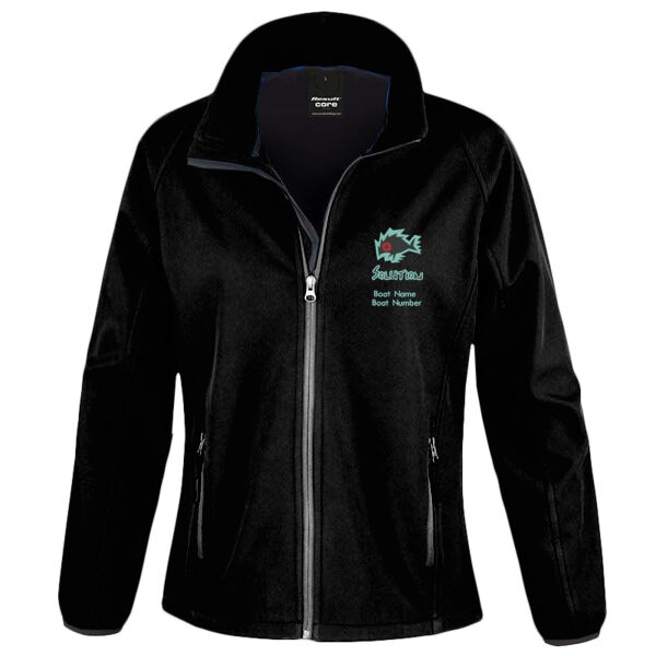 Solution Class Anniversary Women's Softshell Jacket Dark Colours Thumbnail